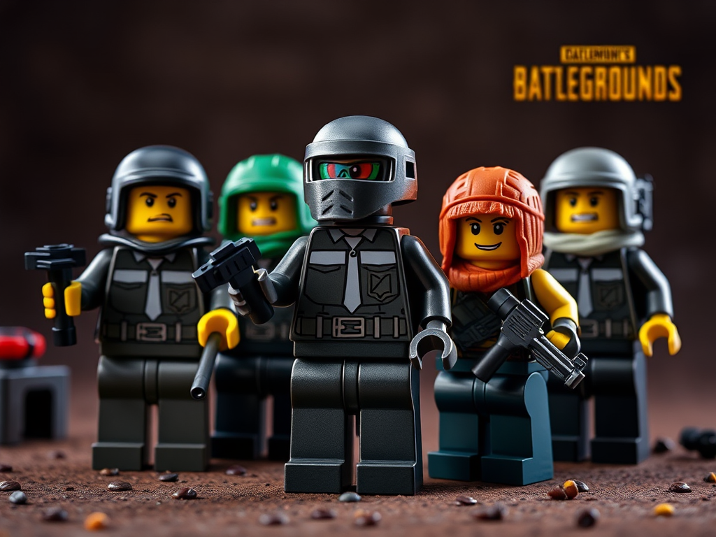 LEGO team plays PUBG in action-packed game