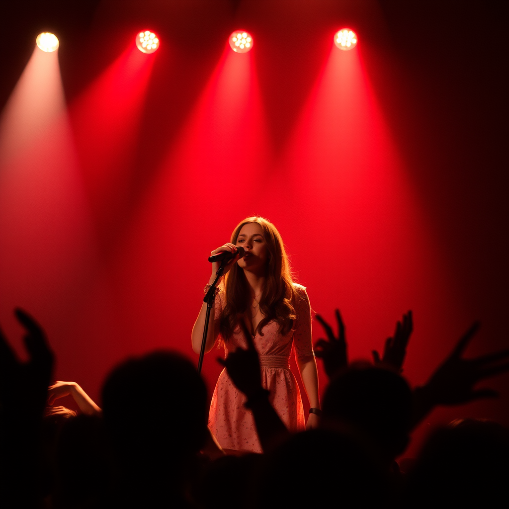 Lana Del Rey in the Middle of a Forest