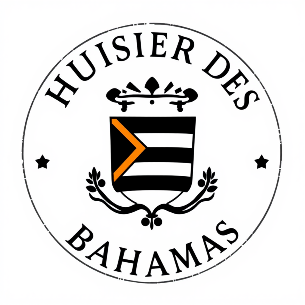 Logo Huissier des Bahamas Seal White Background