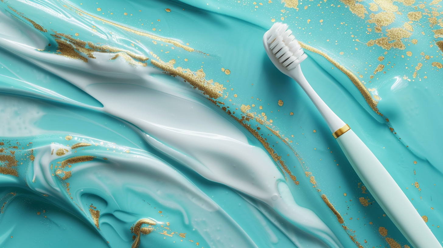 Luxurious Oral Care Brand App Background