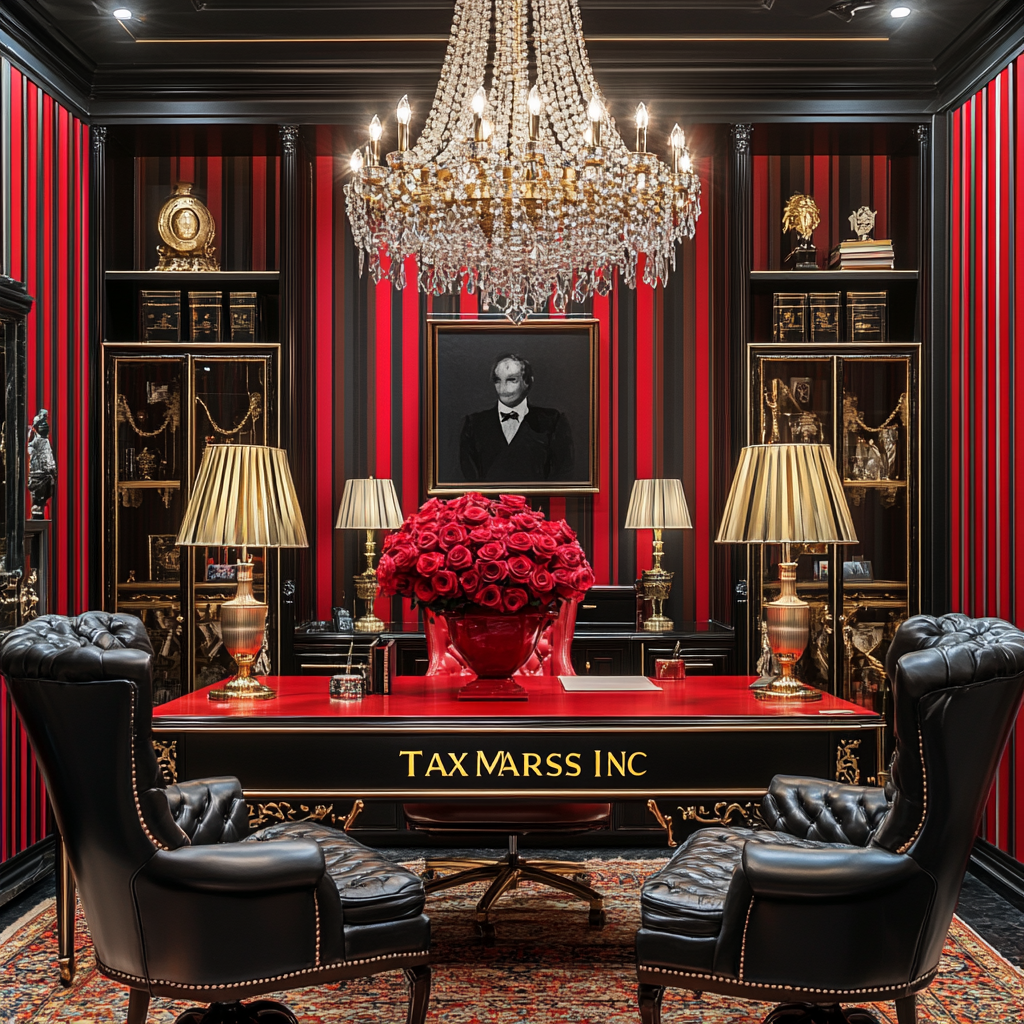 Luxurious Tax Masters INC. Office with Elegant Design