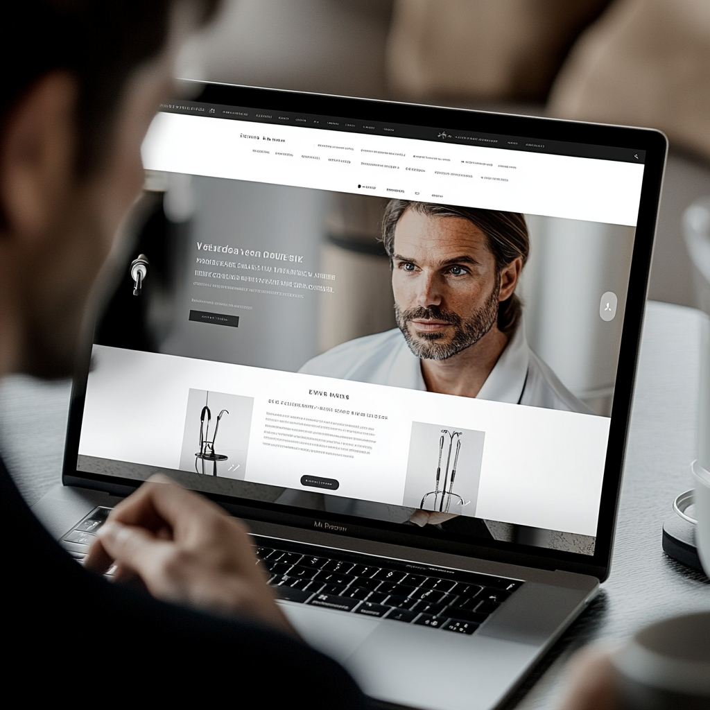 Luxury Medical Websites for Masculine Professionals: A Design