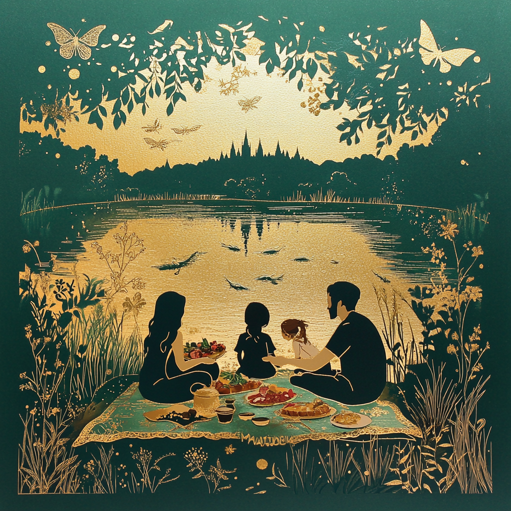 Magical Wizard Picnic by Hogwarts Lake