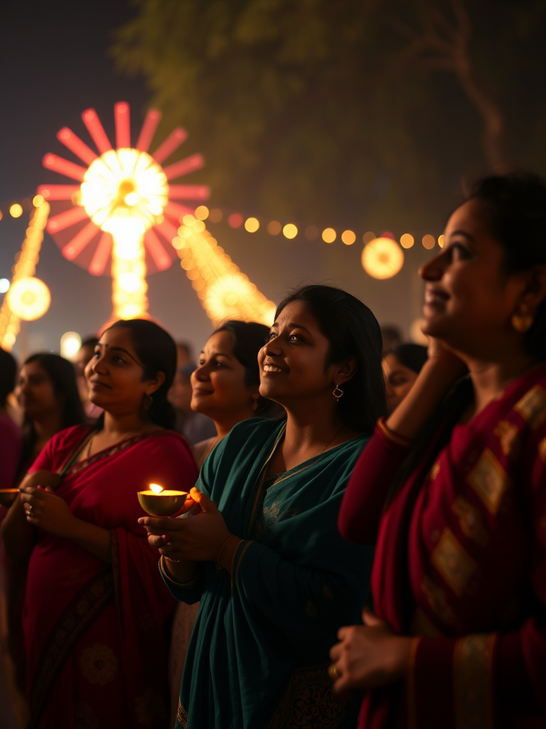 Malayali friends celebrate Diwali in Canada.