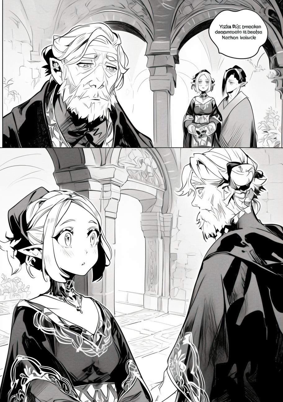 Medieval Spanish Scene: Elder Headmaster Disappoints Riko's Parents