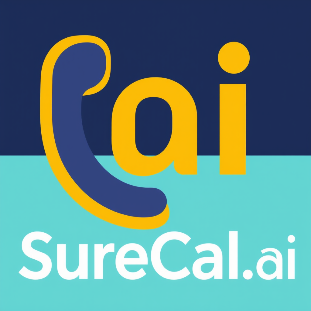 Minimal Bold Logo for SureCall.ai Company