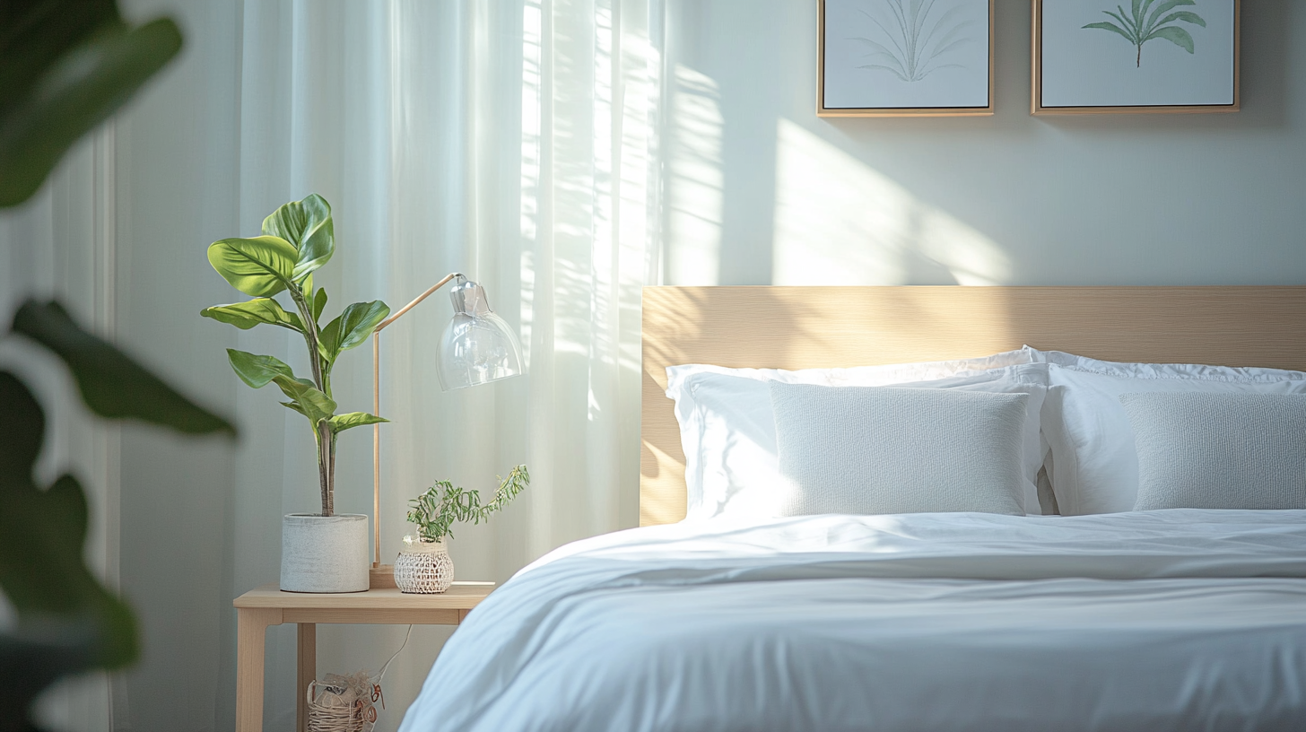 Modern Minimalist Taiwanese Bedroom with Peaceful Ambiance