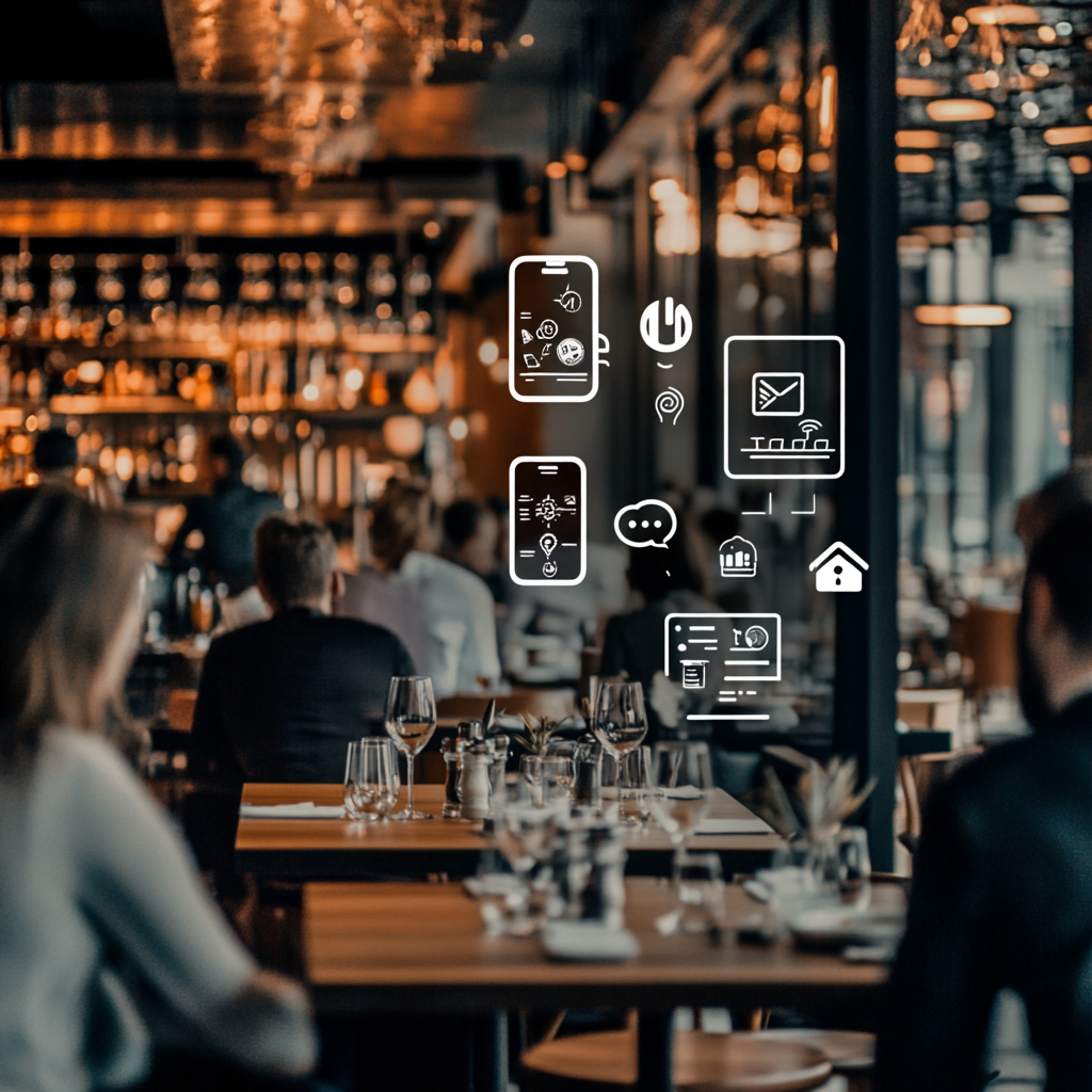 Modern Restaurant with Social, Website, and CRM Services