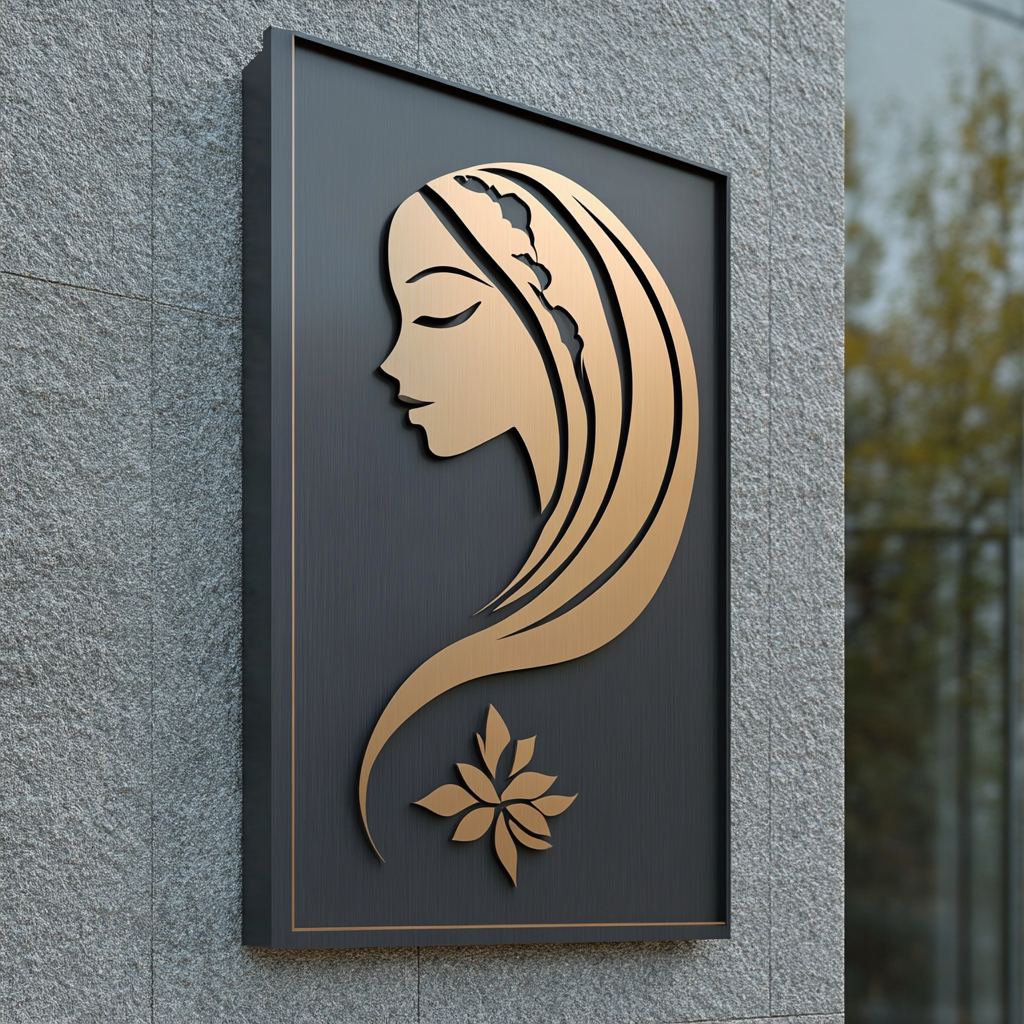 Modern logo for Women's Center signboard