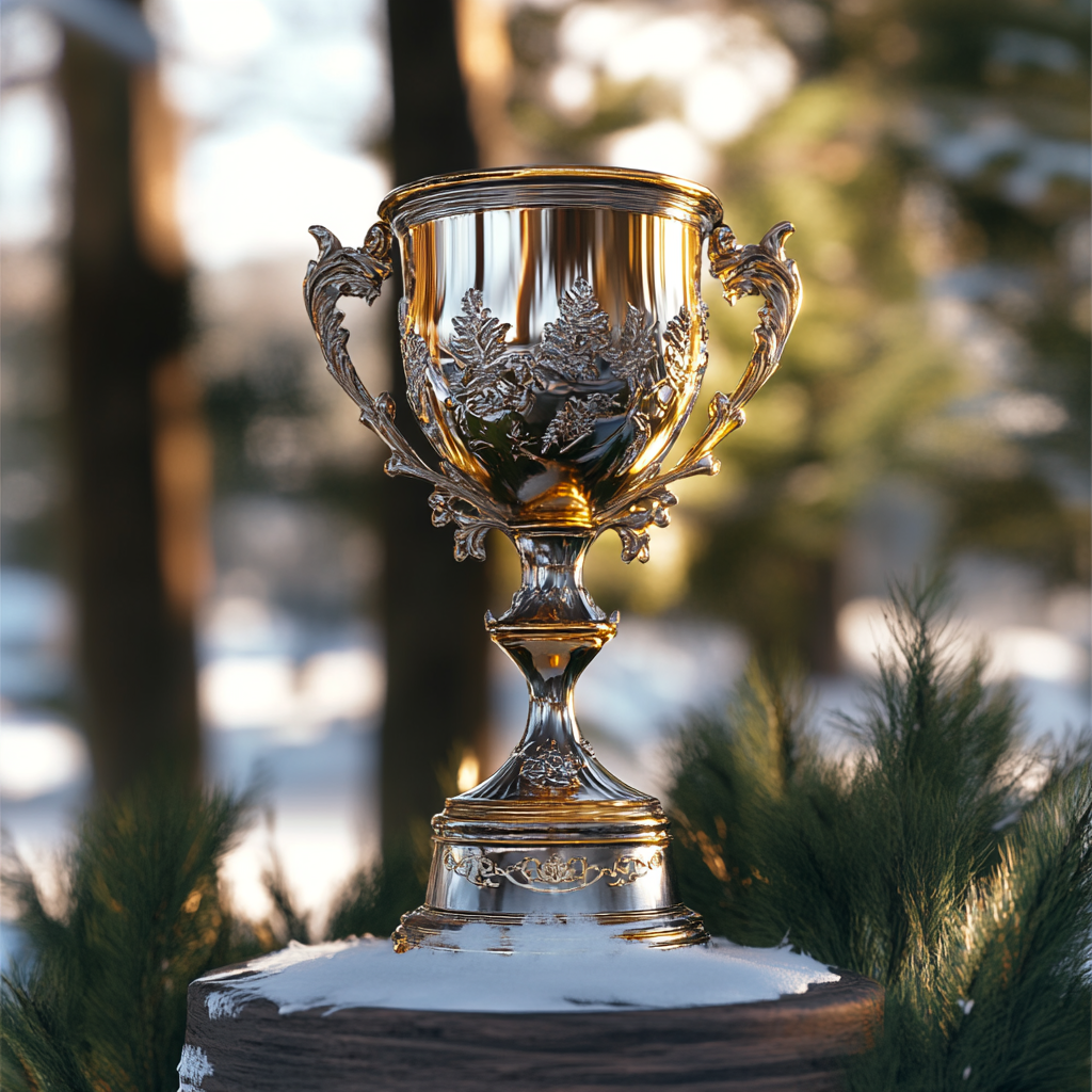 Morning Winter E-sports Gaming Competition Trophies