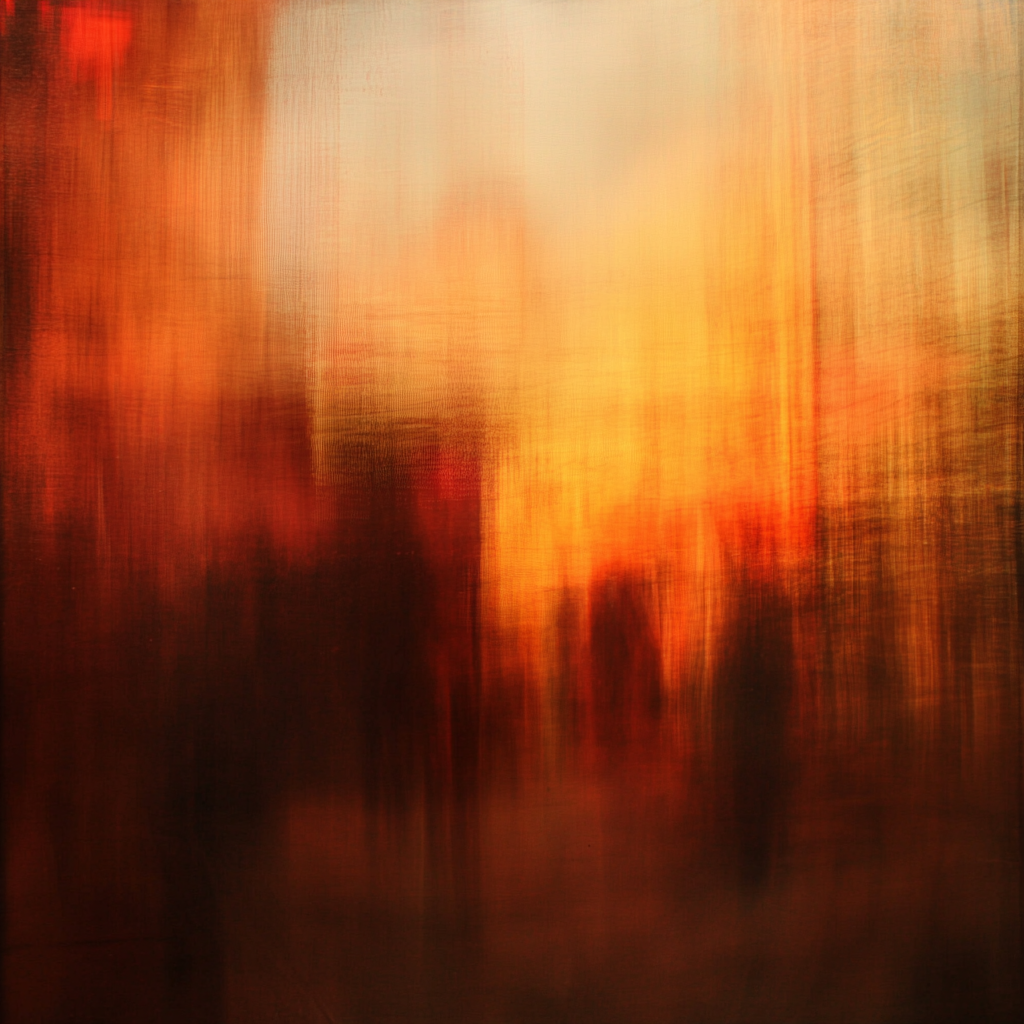 Mysterious Abstract Image with Warm Tones