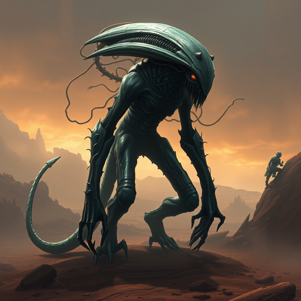 Mysterious Alien Creature Represents The Drakaris Empire