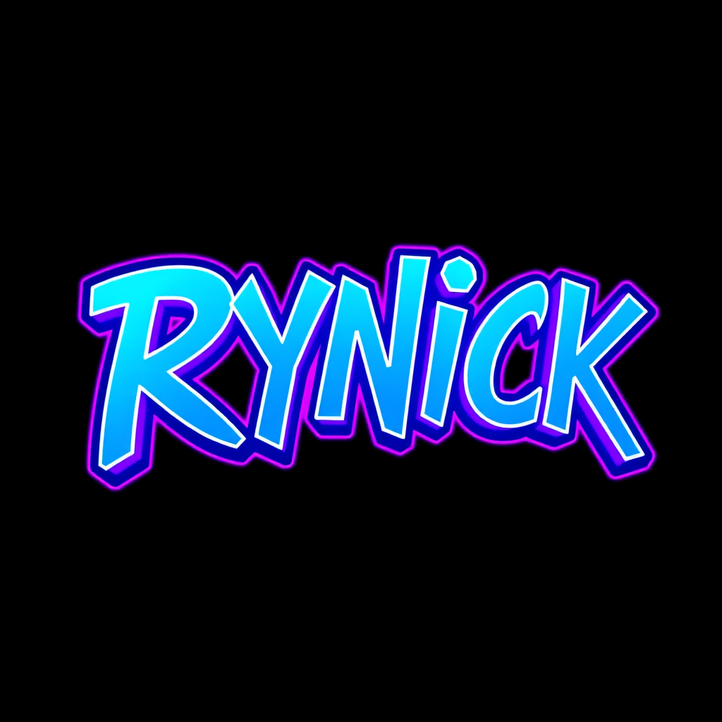 Mystical RYNICK with blue and purple colors.