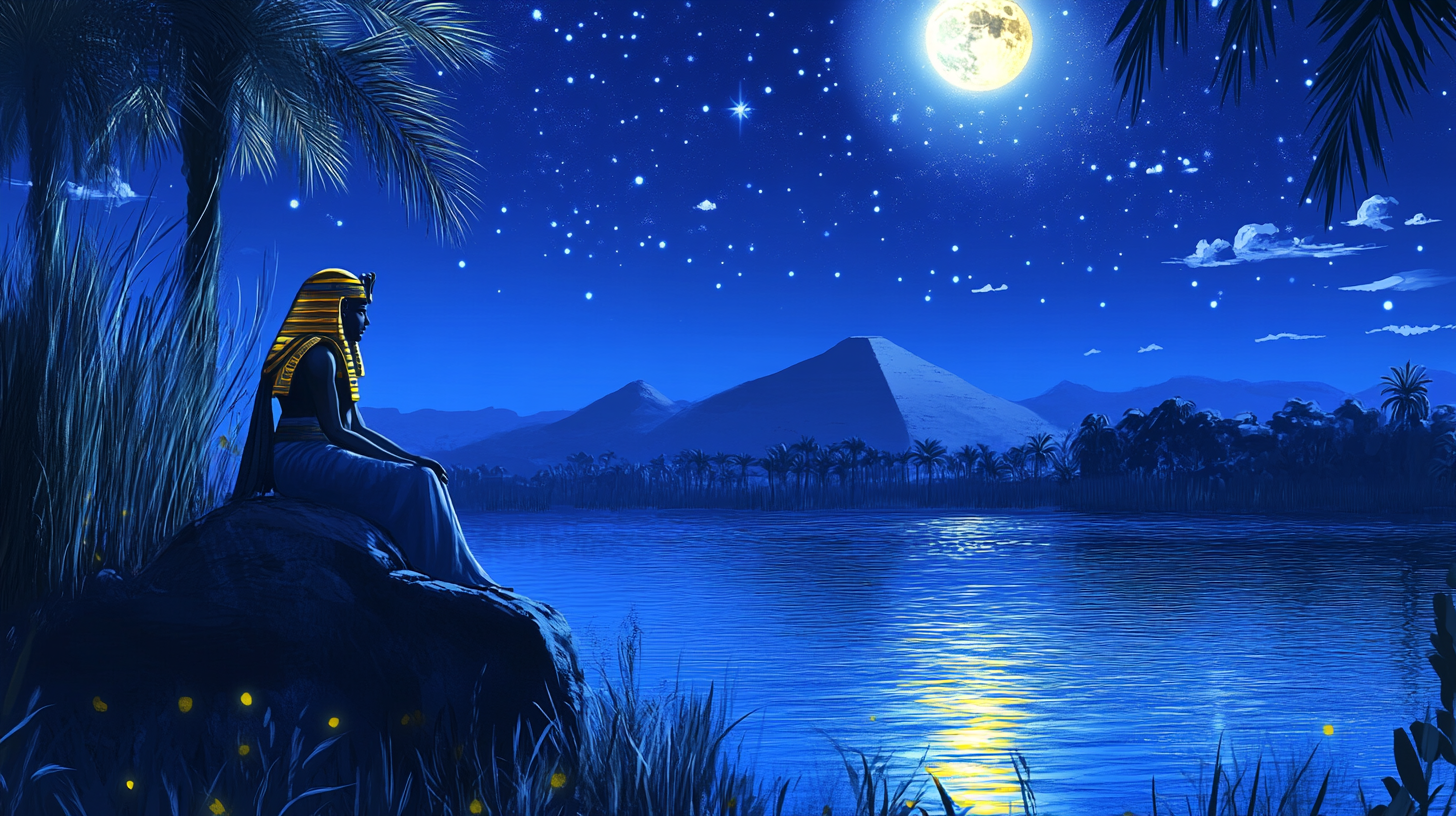 Pharaoh Kufu's Night by Nile River