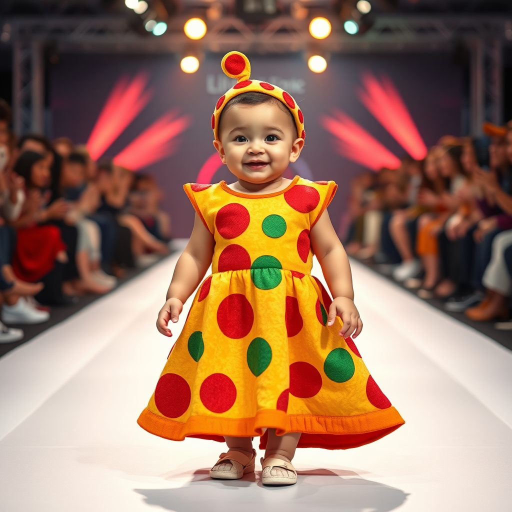 Pizza Princess Struts Down Catwalk On TikTok