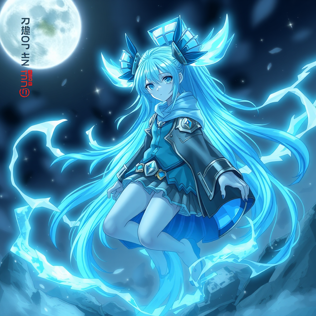 Rimuru Tempest - Anime Character Illustration Sample AI Image