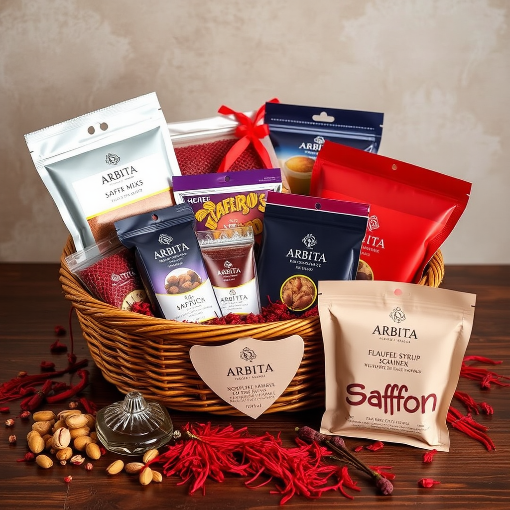 Saffron Lover Basket: A Gift for Senses