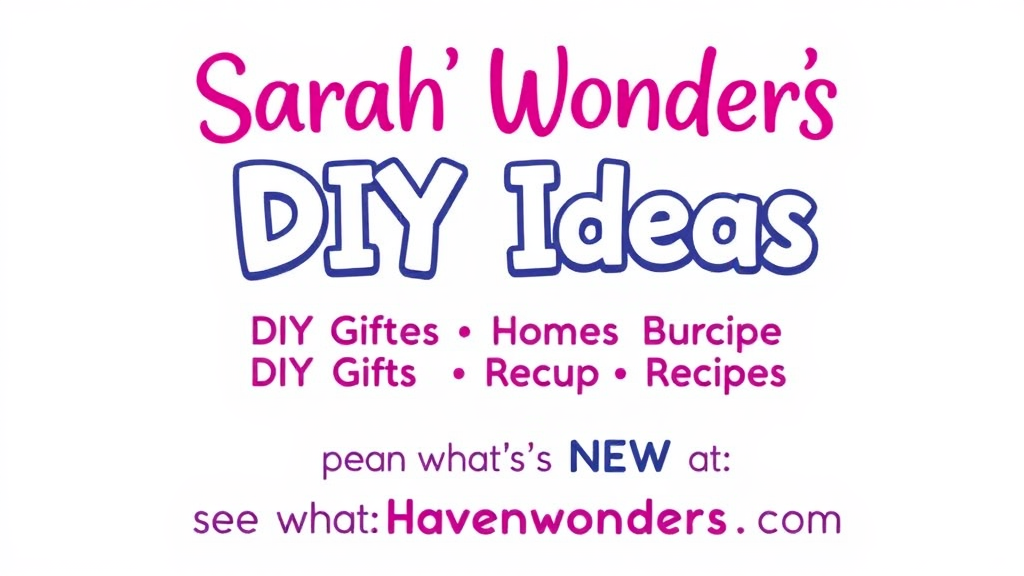 Sarah's Colorful DIY Logo for Havenwonders.com