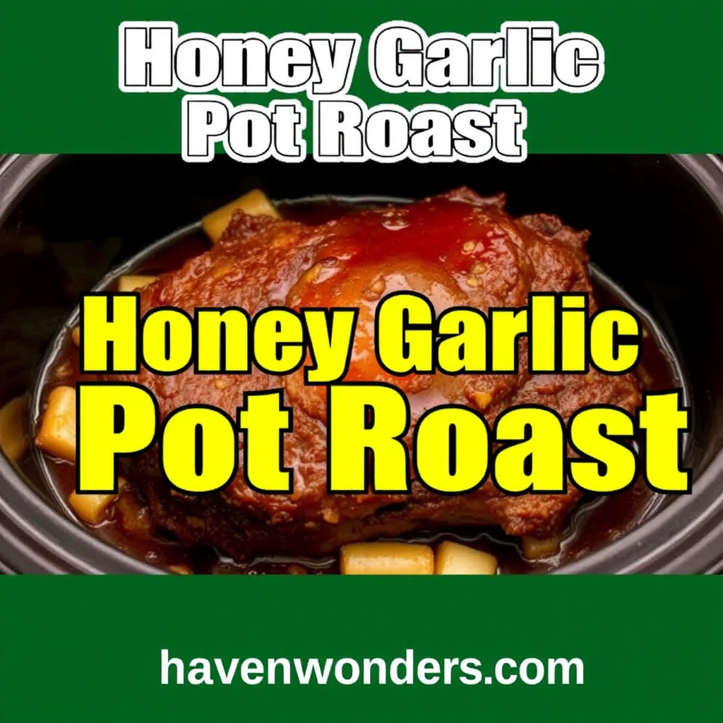 Savory Honey Garlic Pot Roast Recipe Collage