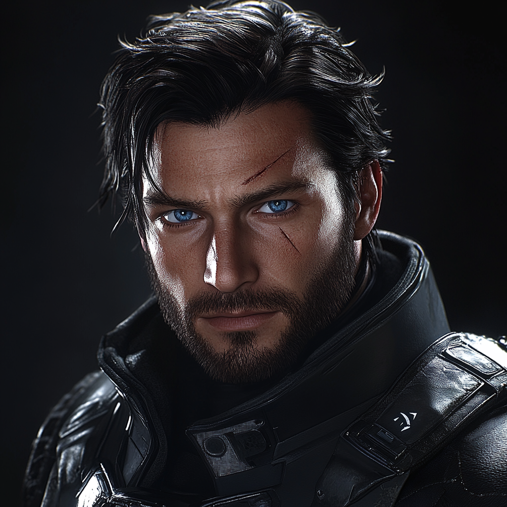 Sci-Fi Hero in Kingsglaive Style Animation 