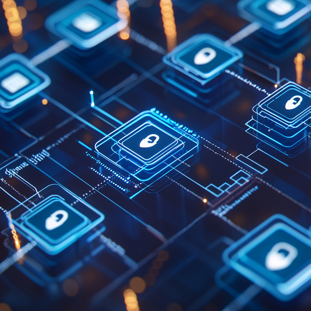 Secure digital blockchain ledger with transaction checkmarks