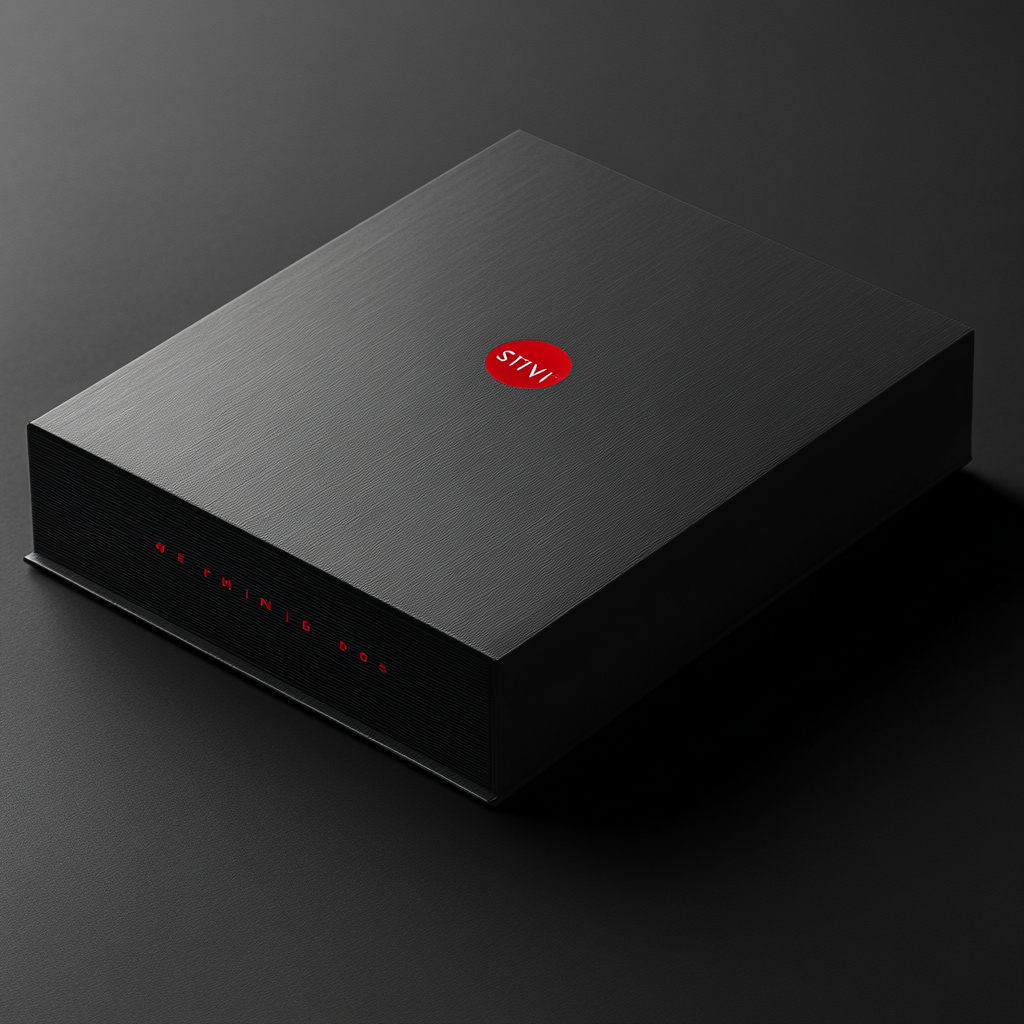 Seven Films elegant black box with red logo.