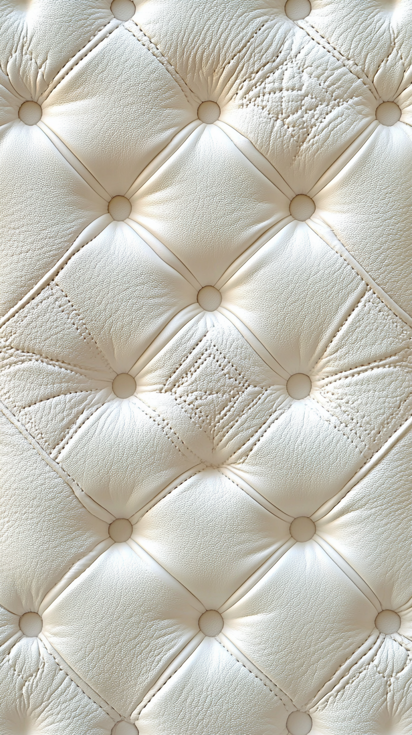 Shiny white leather and diamonds wallpaper design