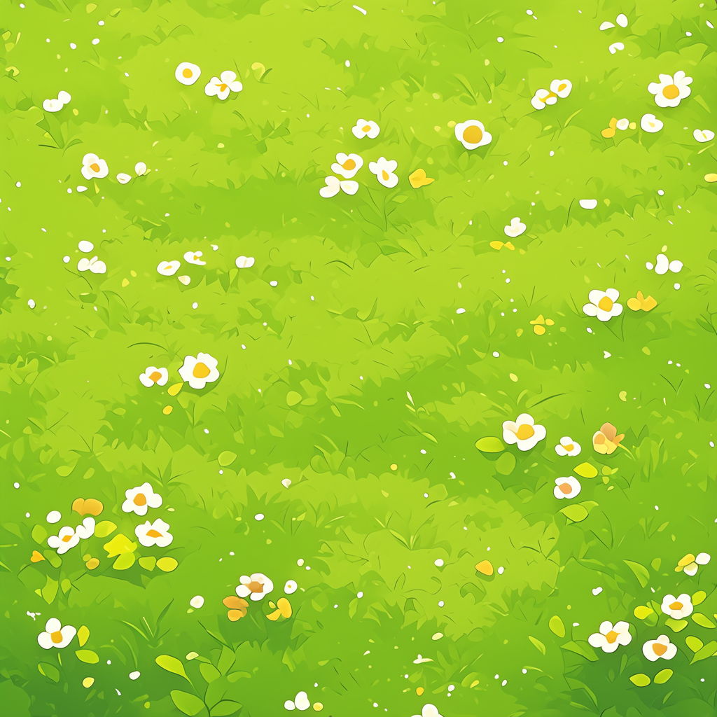 Simple 2D game background of green grass field