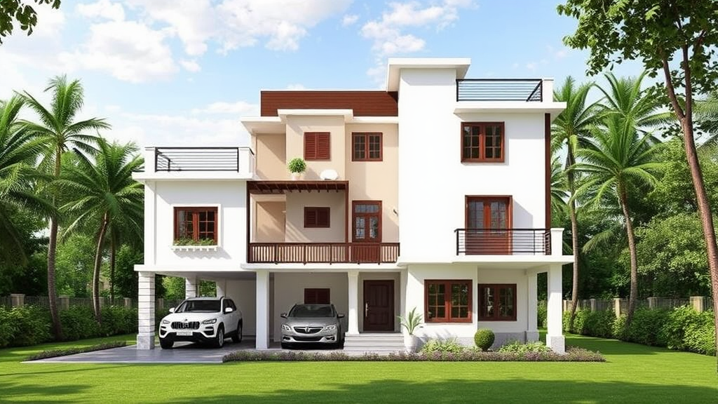 South-Facing Two-Story House with 8 Bedrooms