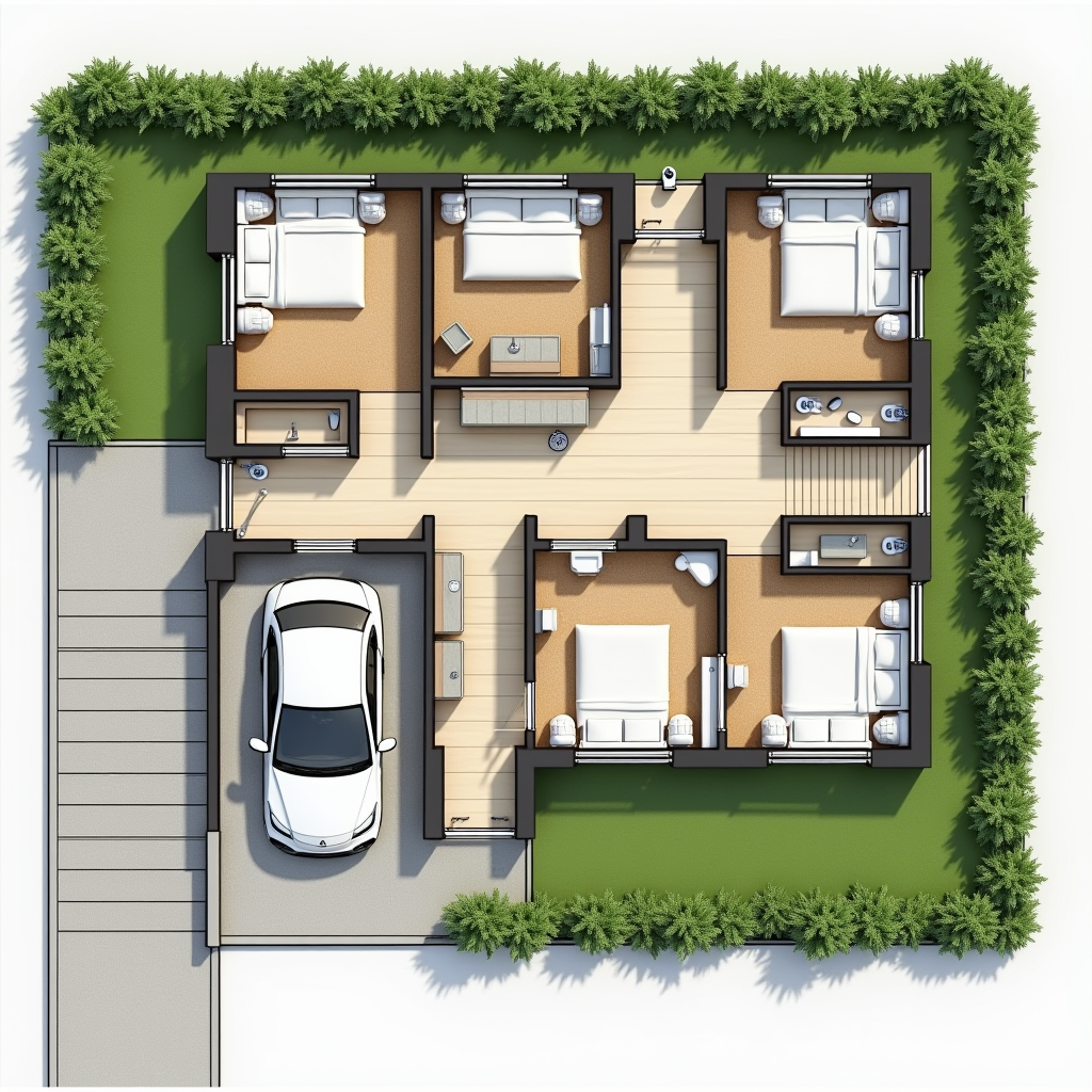 Spacious Ground Floor House with Five Bedrooms