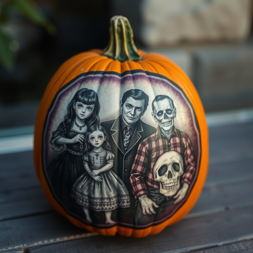 Spooky Family Pumpkin Portrait That Changesucooaais Perspective