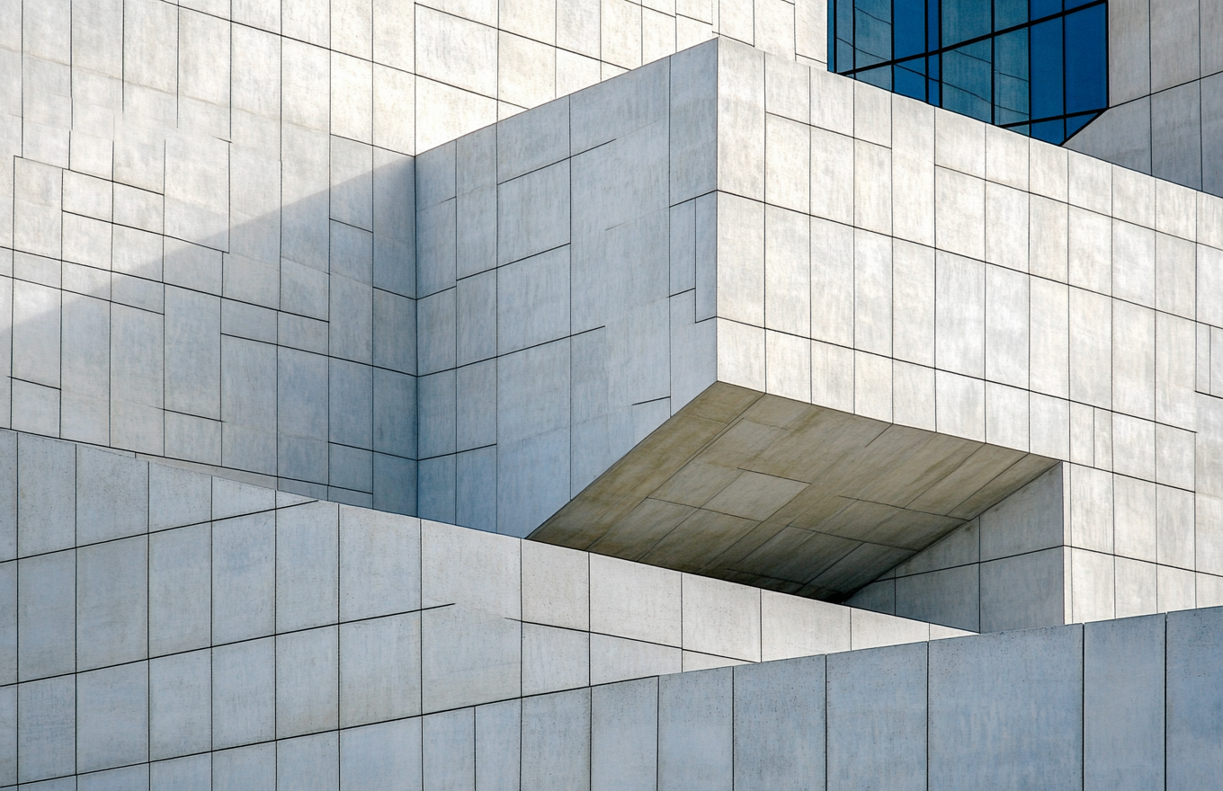 Steven Holl's Iconic Simple Concrete Facade