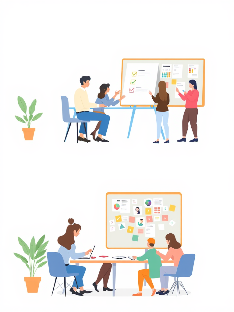 Students Collaborating and Brainstorming in Study Sessions