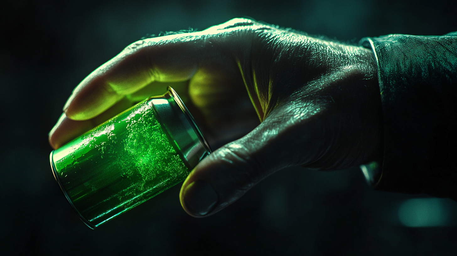 Superman's Hand Grabs Green Soda in Epic Movie