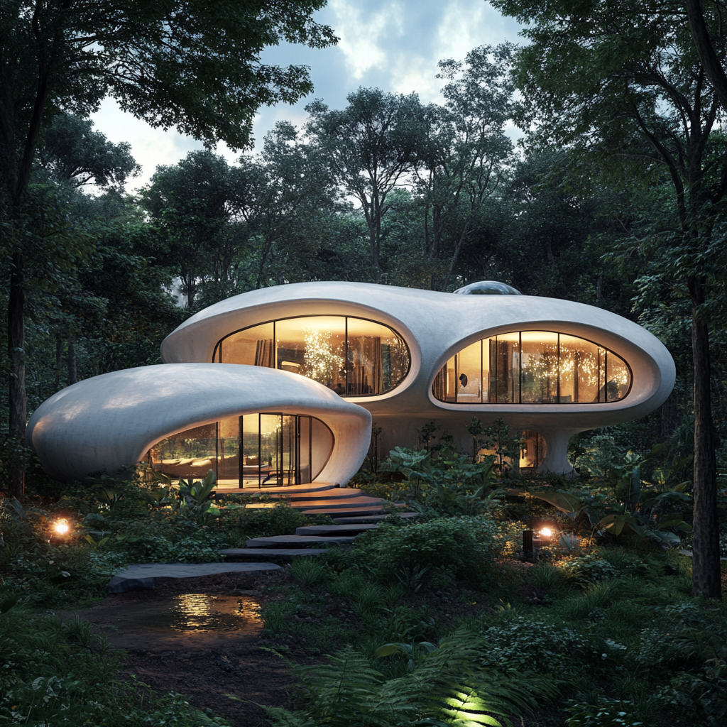 Star Wars-inspired mushroom house