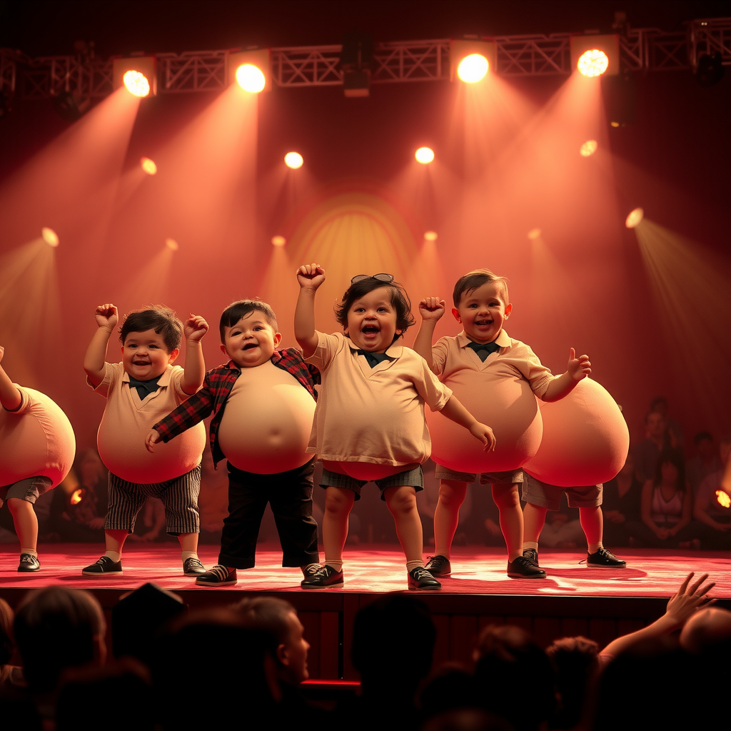 The 4-Year-Olds' Big, Round Belly Circus Show