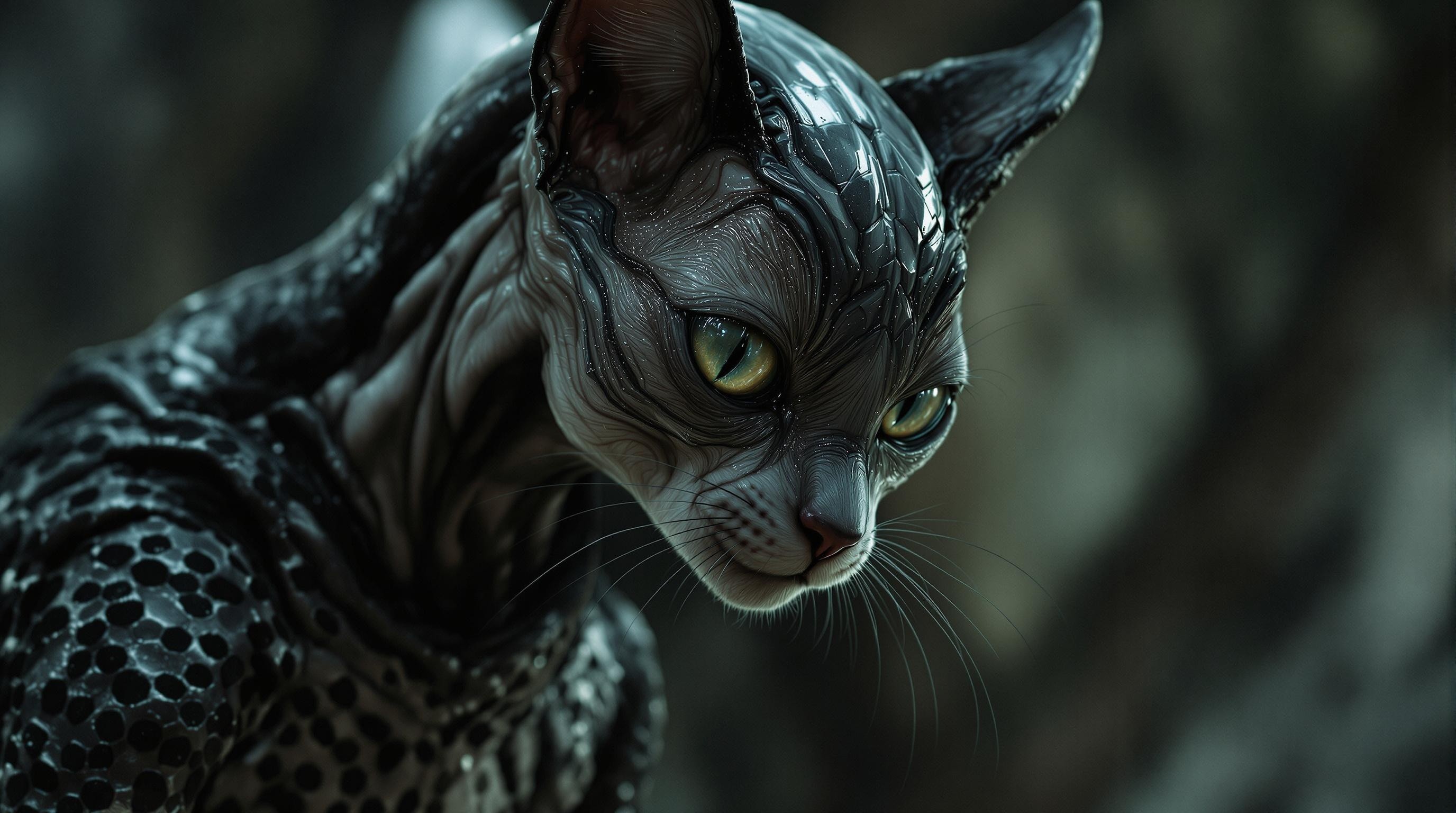 The Alien Cat-Like Humanoid