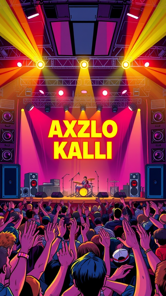 The Anticipated AXZLO and KALLI Music Concert Scene