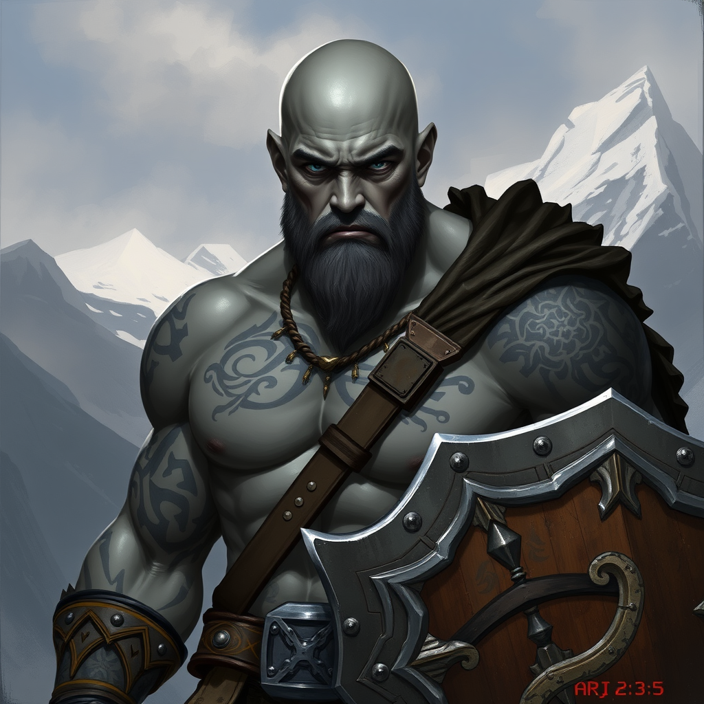 The Bald, Tattooed Goliath of Critical Role