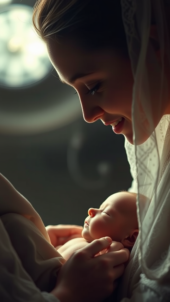 The Beautiful Birth Scene in Realistic AI