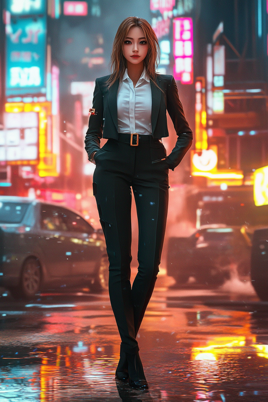 The Beautiful Cyberpunk Japanese Corporate Boss