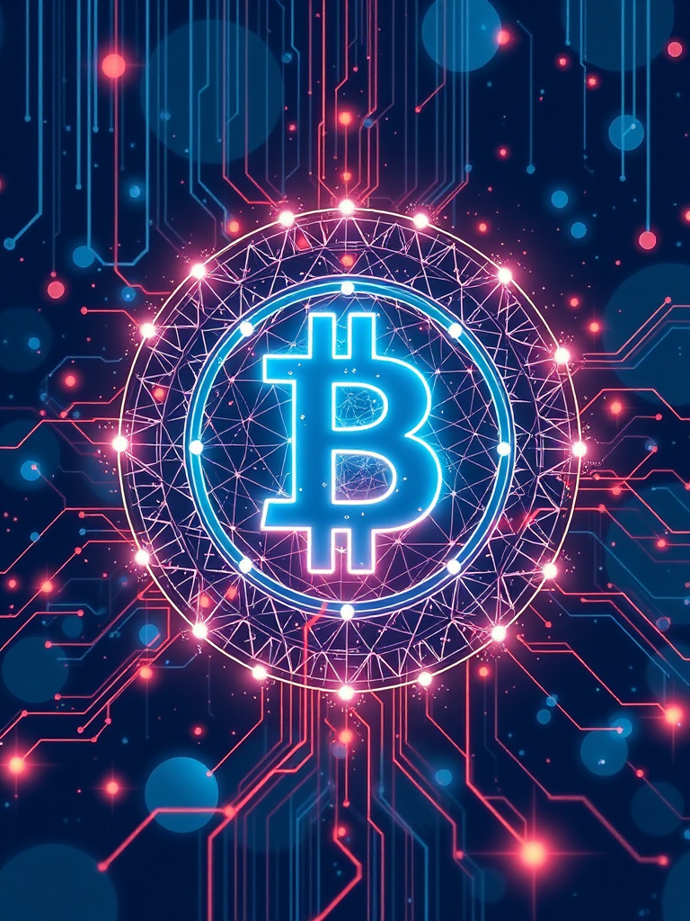 The Blockchain Cover Art Display