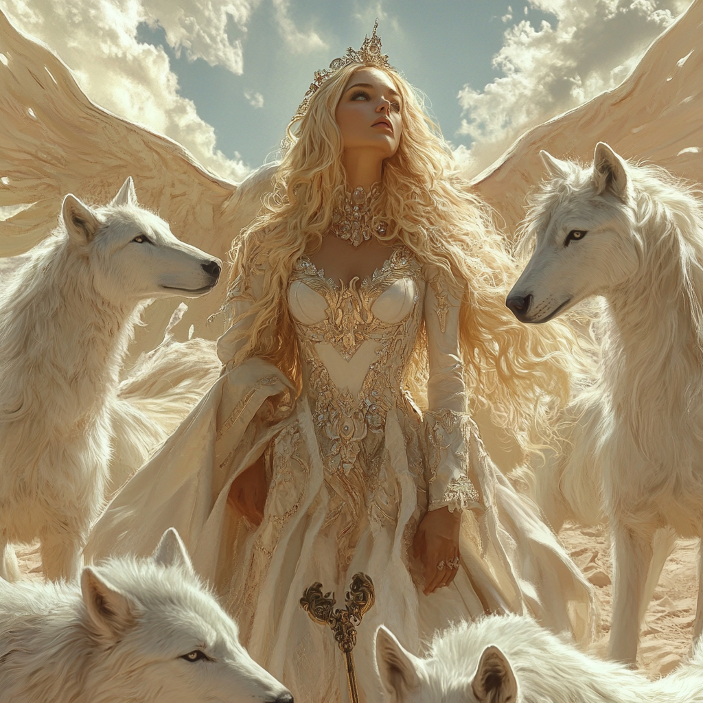 The Blonde Queen in the Desert Realm