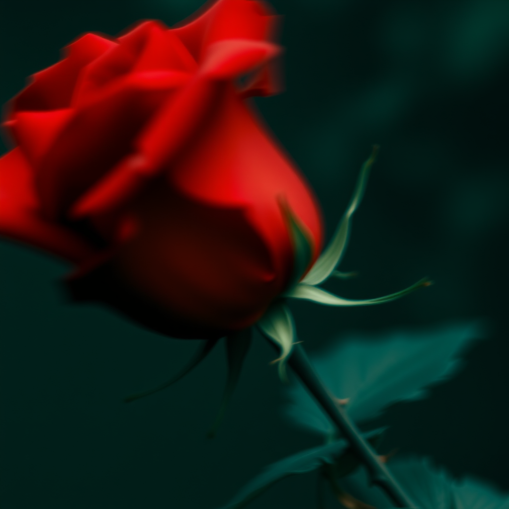 The Blurry Griffin and Red Rose in Film Noir