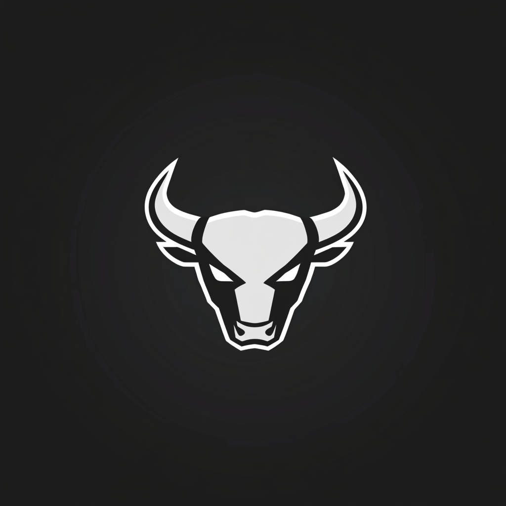 The Bold 'Blacktop Bull' Text-based Logo