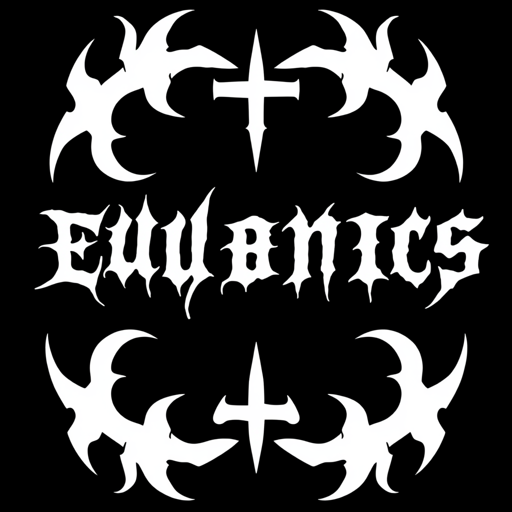 The Brutal Metal Band Logo for Eugenics