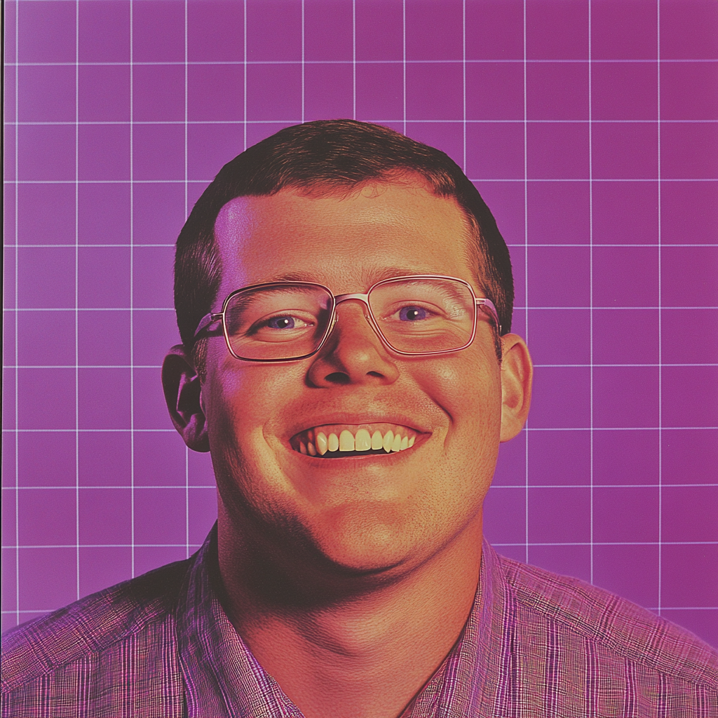 The Cheerful Tech Guy from a '90s Magazine