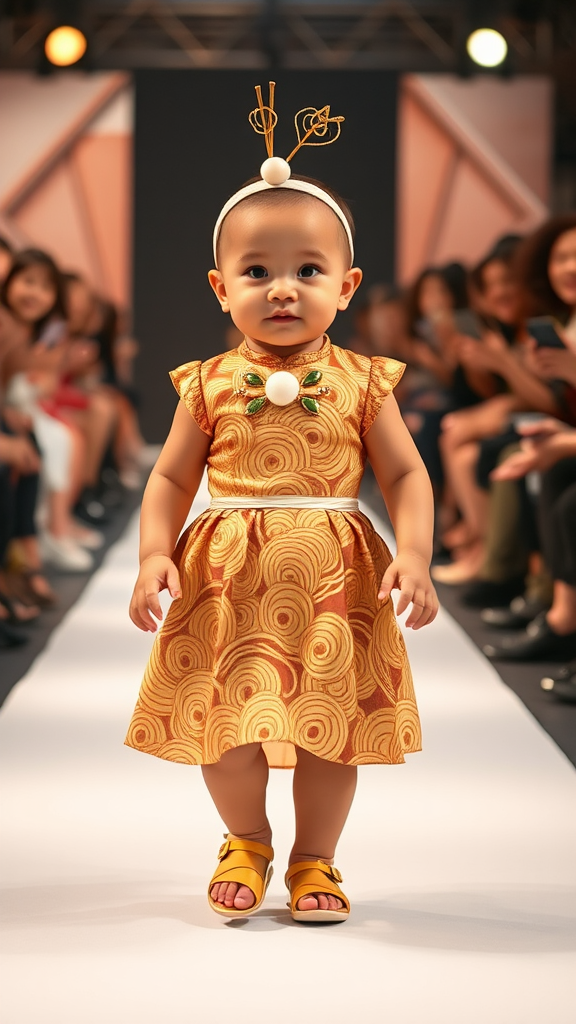 The Chic Baby in Ramen-Inspired Fashion Show