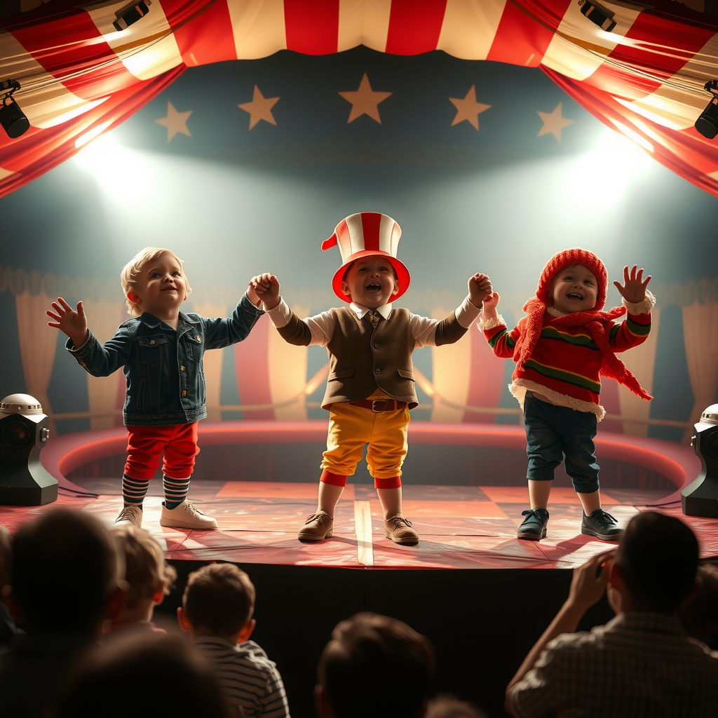 The Circus with 4 Year Olds' Enormous Bellies