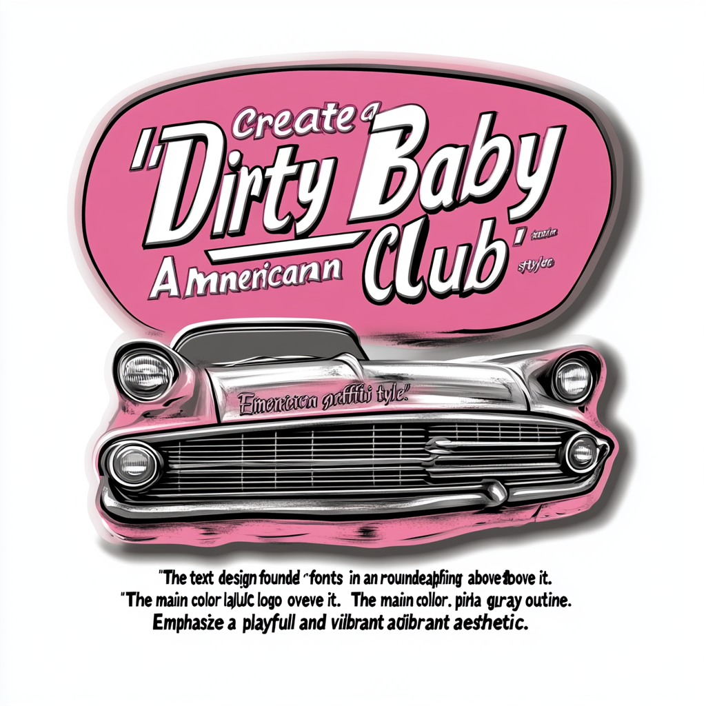 The Colorful 'Dirty Baby Club' Car Decal